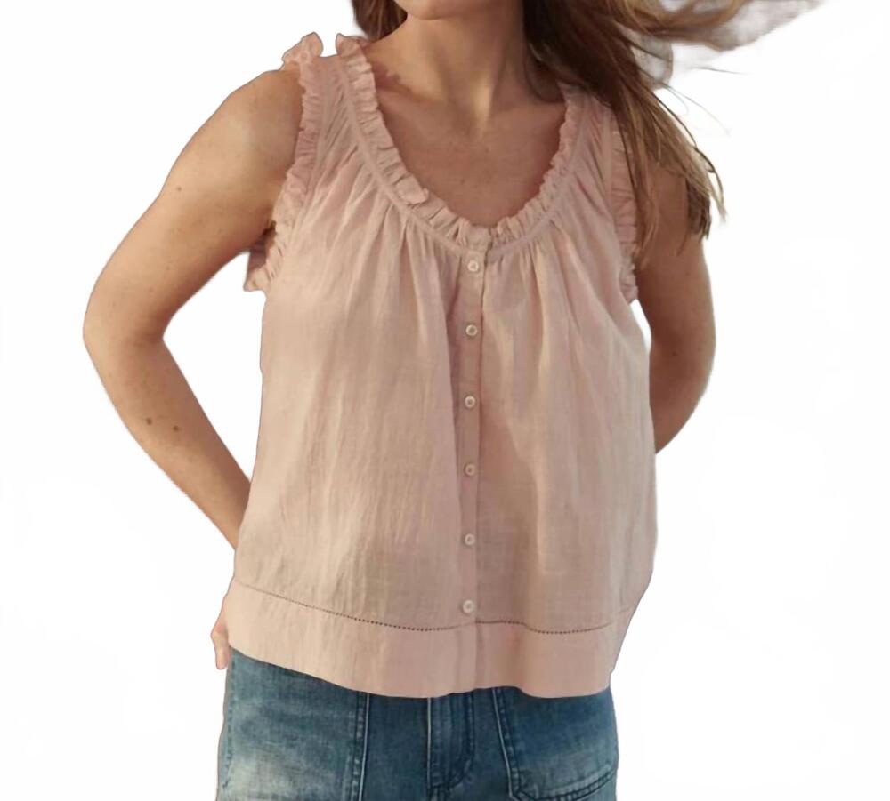 NEW THE GREAT. vignette tank top in petal